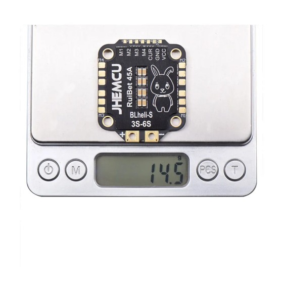 JHEMCU Brushless Esc 3-6S 30.5X30.5 M4 Ruibet F722 Flight Control  Ruibet 45A Esc for Rc Flight Controller Drone